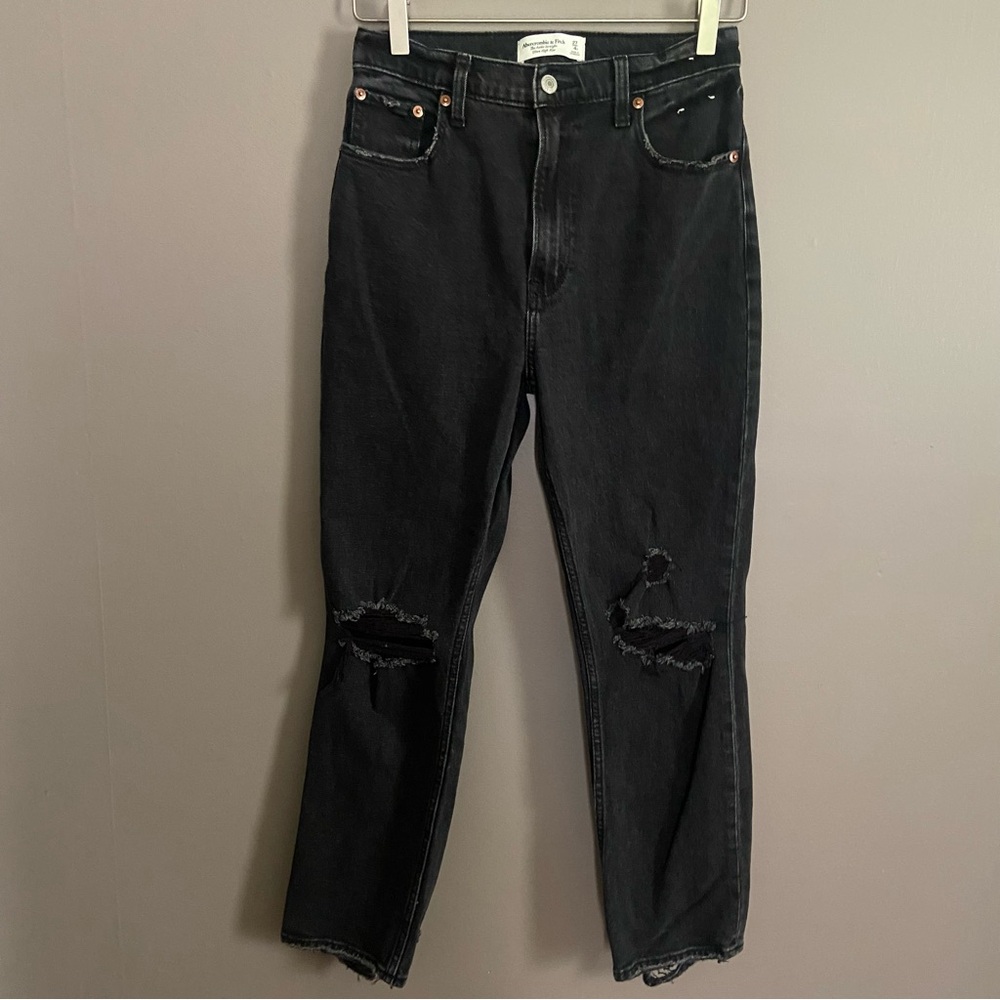 Abercrombie & Fitch The Ankle Straight Ultra High-Rise Jeans Size 27/4